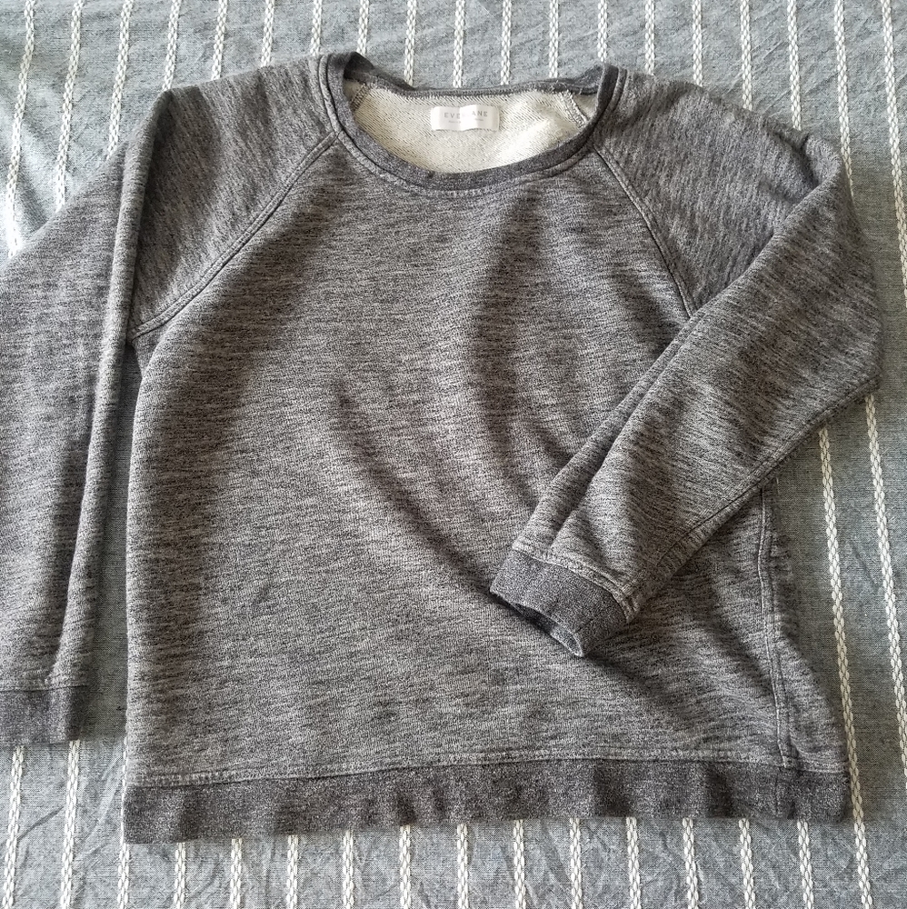 everlane gray sweatshirt size large